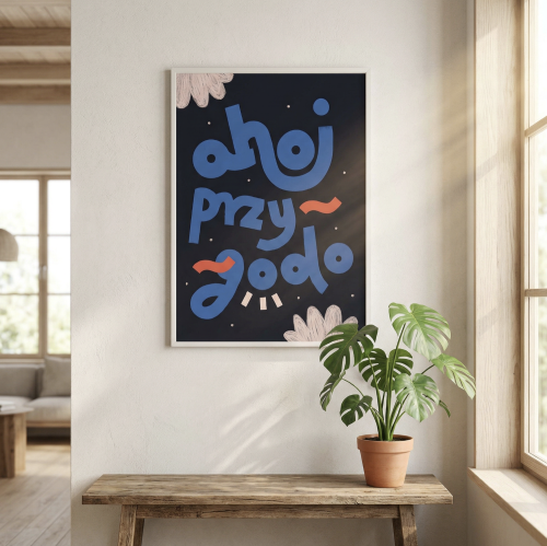 Plakat do pokoju dziecka Ahoj przygodo