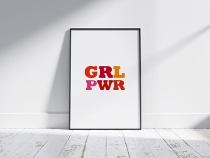 Plakat GRL PWR