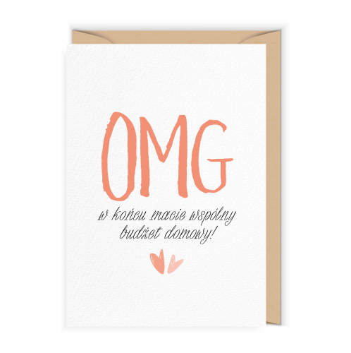 Kartka ślubna OMG