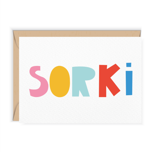 Kartka na przeprosiny SORKI